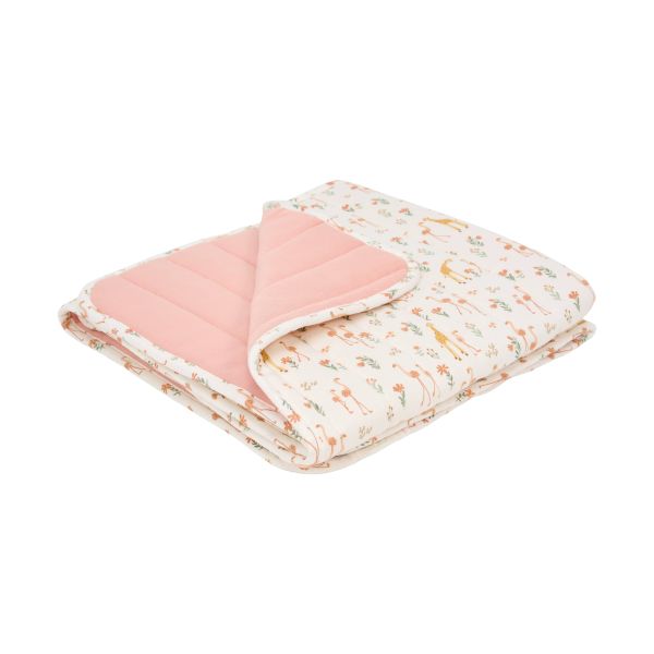Little Dutch Blooming Safari Wiegdeken - 70 x 100 cm - Roze Little Dutch Blooming Safari Wiegdeken - 70 x 100 cm - Roze