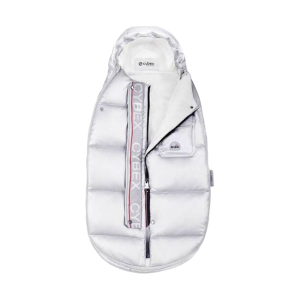 Cybex Voetenzak - Platinum Winter Mini - Arctic Silver / Silver