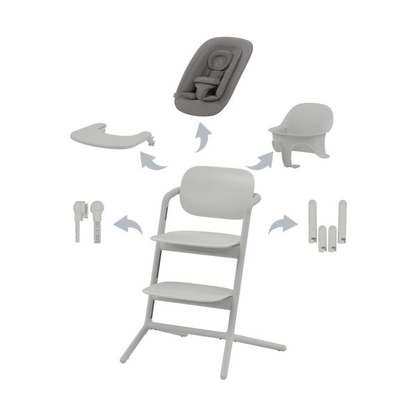 Cybex Lemo 4-in-1 Set Suede Grey - Mid Grey