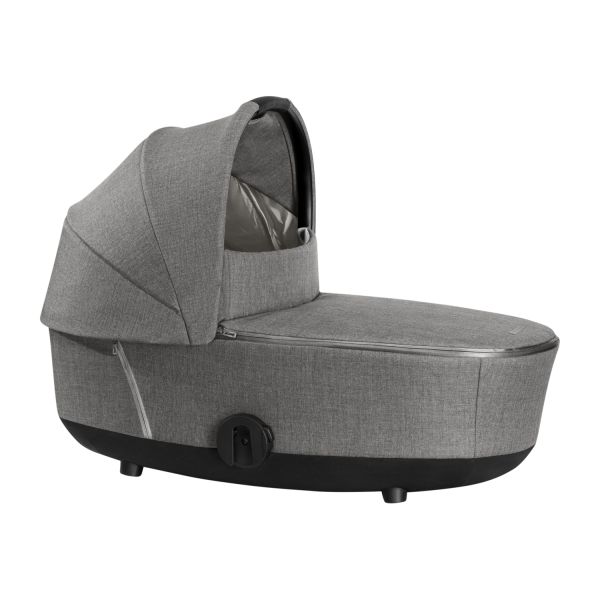 Cybex Mios 3 Lux Carry Cot Plus Manhattan Grey Plus/ Mid Grey