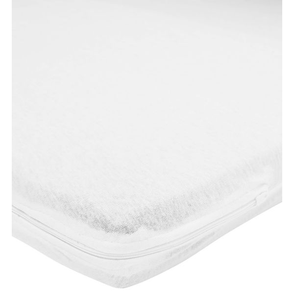 Meyco Campingbed Matrashoes - 60 x 120 cm - Jersey - Wit Meyco Campingbed Matrashoes - 60 x 120 cm - Jersey - Wit