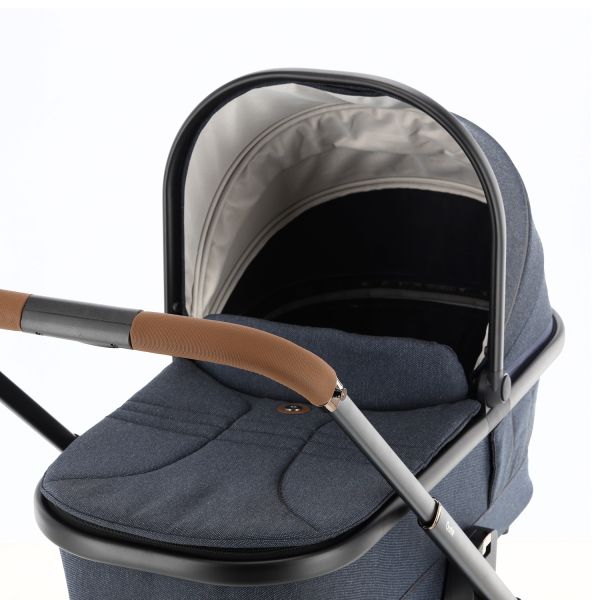 Qute Q-Rider Plus Kinderwagen - Denim Blue | Kidsriver Curve Autostoel - Clay | Kidsriver Isofix Base Qute Q-Rider Plus Kinderwagen - Denim Blue | Kidsriver Curve Autostoel - Clay | Kidsriver Isofix Base