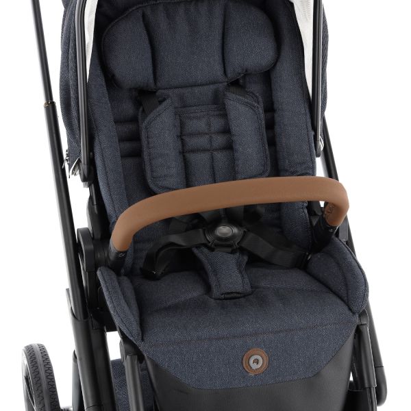 Qute Q-Rider Plus Kinderwagen - Denim Blue | Kidsriver Curve Autostoel - Clay | Kidsriver Isofix Base Qute Q-Rider Plus Kinderwagen - Denim Blue | Kidsriver Curve Autostoel - Clay | Kidsriver Isofix Base