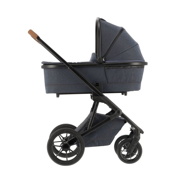 Qute Q-Rider Plus Kinderwagen - Denim Blue | Kidsriver Curve Autostoel - Clay | Kidsriver Isofix Base Qute Q-Rider Plus Kinderwagen - Denim Blue | Kidsriver Curve Autostoel - Clay | Kidsriver Isofix Base