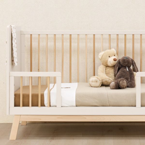 Bopita Ledikant 70 x 140 cm - Commode - Kast 2drs - Lines - Dune/Natural Bopita Ledikant 70 x 140 cm - Commode - Kast 2drs - Lines - Dune/Natural