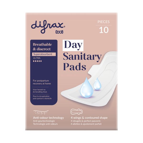 Difrax Kraamverband - 10 Stuks - Dag Difrax Kraamverband - 10 Stuks - Dag