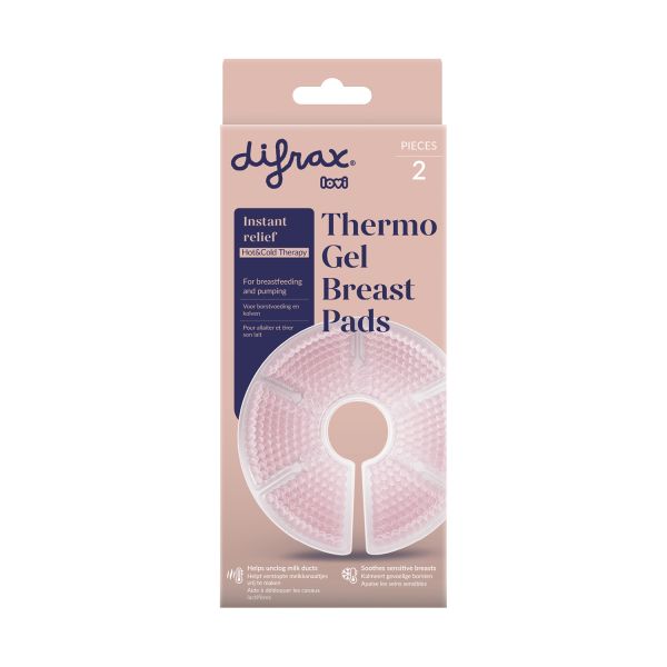 Difrax Thermo Gel Borstkompressen - 2 Stuks Difrax Thermo Gel Borstkompressen - 2 Stuks