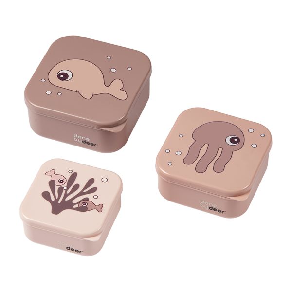 Done By Deer Snack Box Set Sea Friends Powder 3-Pack