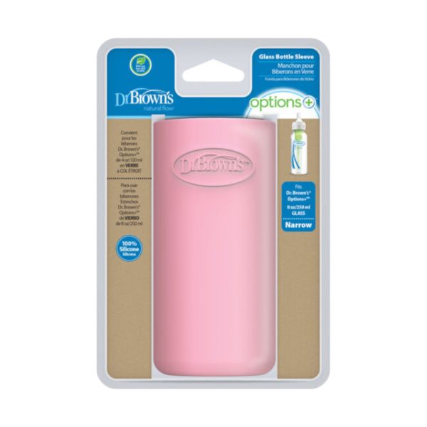 Dr. Brown's Flesbeschermer Standaard Hals Roze 250ml Dr. Brown's Flesbeschermer Standaard Hals Roze 250ml