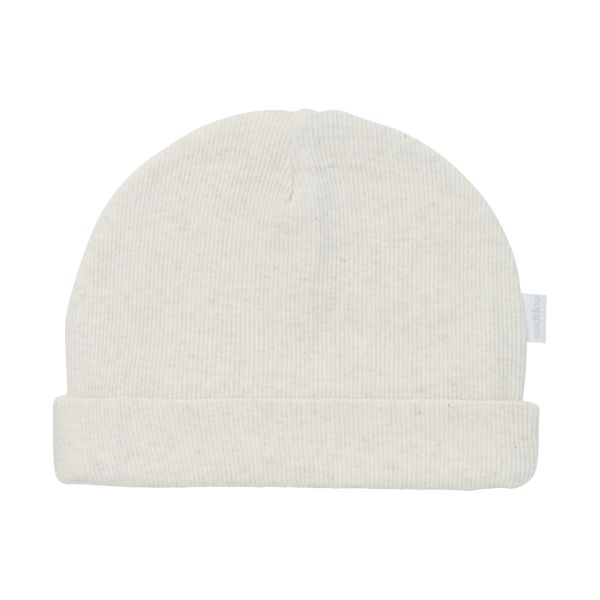 Noppies Muts Rib Nevel Oatmeal  3-6 mnd