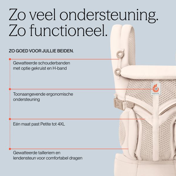 Ergobaby Draagzak Omni Classic - Cool Air Mesh - Onyx Black Ergobaby Draagzak Omni Classic - Cool Air Mesh - Onyx Black