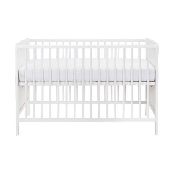 Europe Baby Sarah Ledikant 60 x 120 cm/Commode 3 Laden/Hanglegkast 2 Deuren - Wit