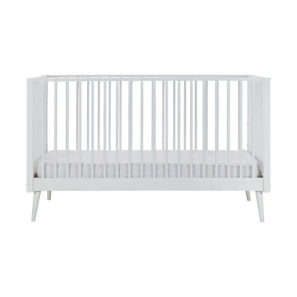 Europe Baby Evy Ledikant 70 x 140 cm Incl. Juniorzijde - Mat Wit Europe Baby Evy Ledikant 70 x 140 cm Incl. Juniorzijde - Mat Wit