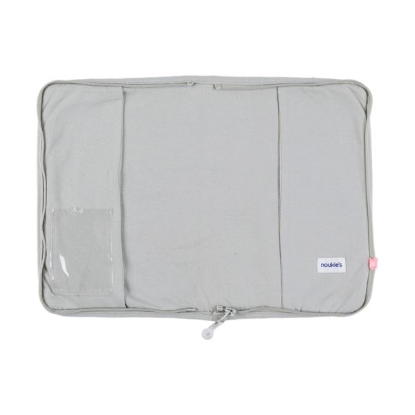 Noukie's Verzorgingsboekje Hoes - Fluffy - Grijs