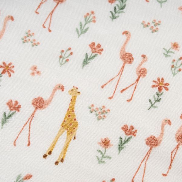 Little Dutch Wieg Hoeslaken - Blooming Safari Little Dutch Wieg Hoeslaken - Blooming Safari