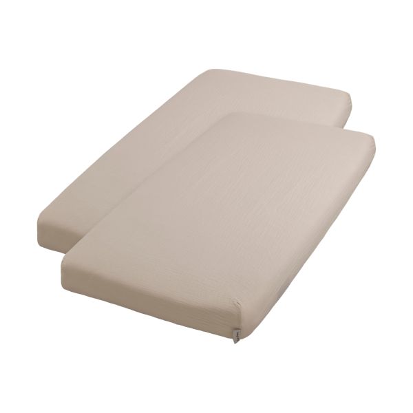 Baby's Only Hoeslaken - Tender - 2-Pack - 60 x 120 cm - Beige Baby's Only Hoeslaken - Tender - 2-Pack - 60 x 120 cm - Beige