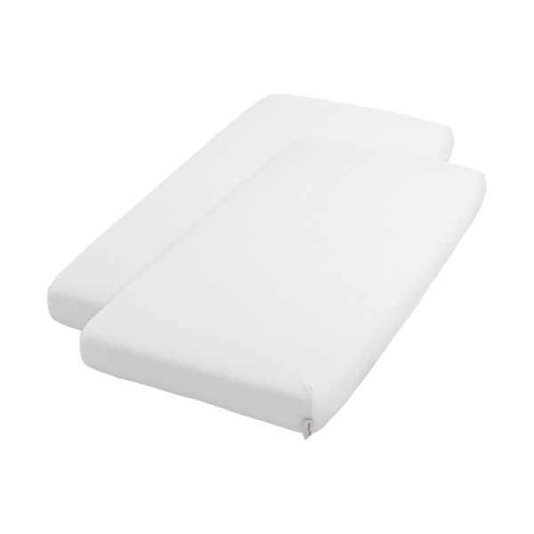Baby's Only Hoeslaken - Tender - 2-Pack - 70 x 140 cm - Wit