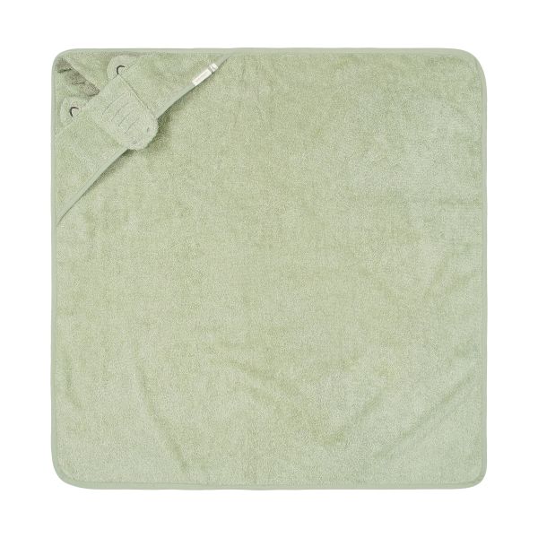 Little Dutch Badcape Krokodil - 100 x 100 cm - Groen