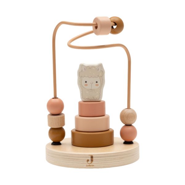 Jollein Alpaca Paco Houten Spiraal