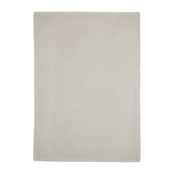 Jollein Ledikantdeken Basic Knit Nougat/Fleece 100 x 150 cm Jollein Ledikantdeken Basic Knit Nougat/Fleece 100 x 150 cm