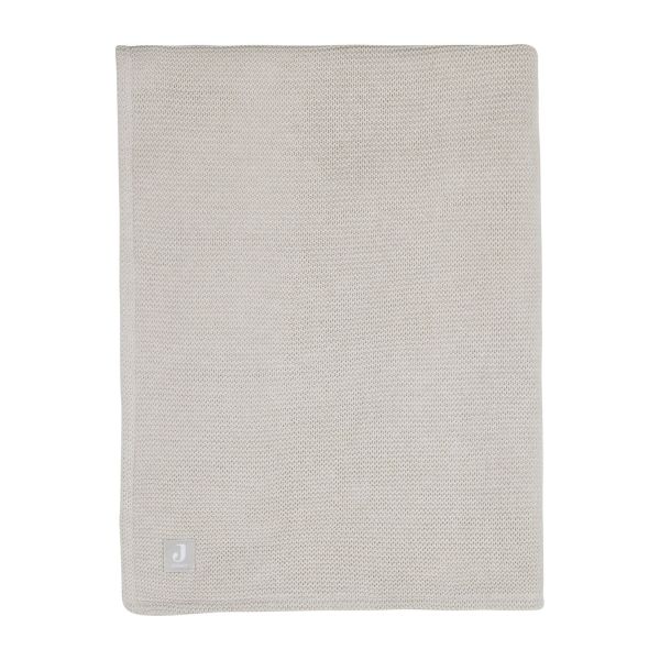 Jollein Ledikantdeken Basic Knit Nougat/Fleece 100 x 150 cm Jollein Ledikantdeken Basic Knit Nougat/Fleece 100 x 150 cm