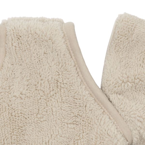 Jollein Fluffy Slaapzak met Afritsbare Mouwen - 60 cm - Sand
