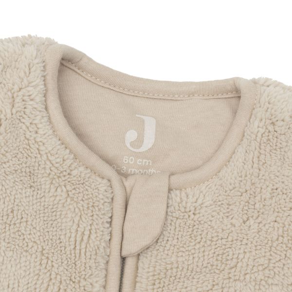 Jollein Fluffy Slaapzak met Afritsbare Mouwen - 60 cm - Sand