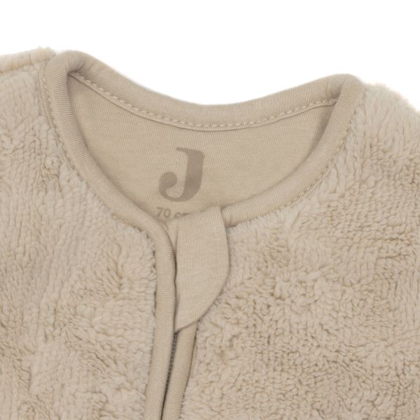 Jollein Fluffy Slaapzak met Afritsbare Mouwen - 70 cm - Sand