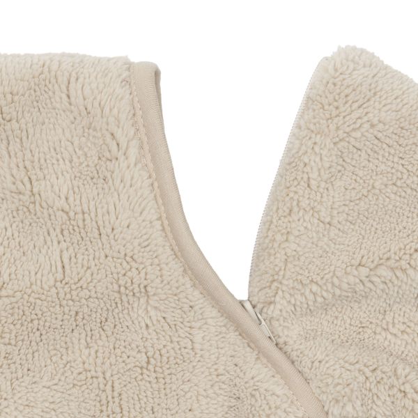 Jollein Fluffy Slaapzak met Afritsbare Mouwen - 90 cm - Sand