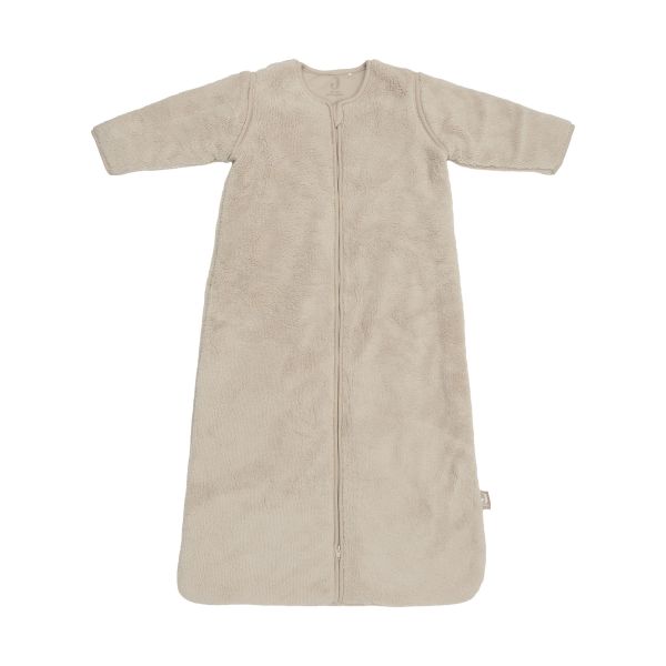 Jollein Fluffy Slaapzak met Afritsbare Mouwen - 90 cm - Sand