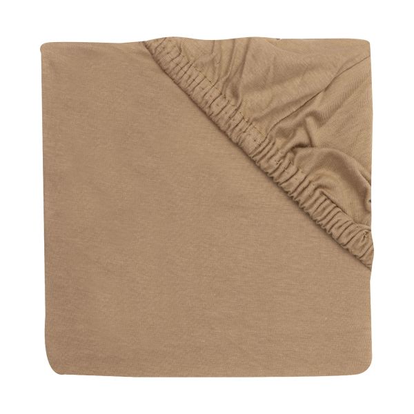 Jollein Hoeslaken - 40/50x80/90 cm - Jersey - Hazel