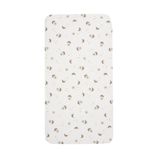 Jollein Hoeslaken - 60x120 cm - Jersey - Over The Moon Jollein Hoeslaken - 60x120 cm - Jersey - Over The Moon
