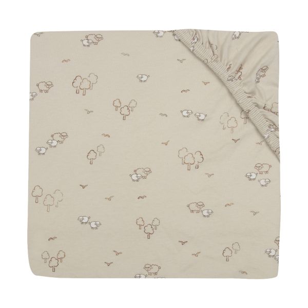 Jollein Hoeslaken - 40/50x80/90 cm - Jersey - Woolly