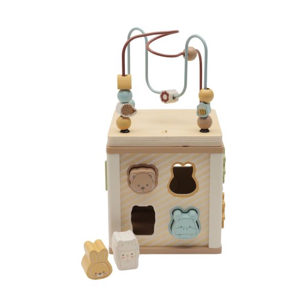 Jollein Jollies Houten Activiteitenkubus Jollein Jollies Houten Activiteitenkubus