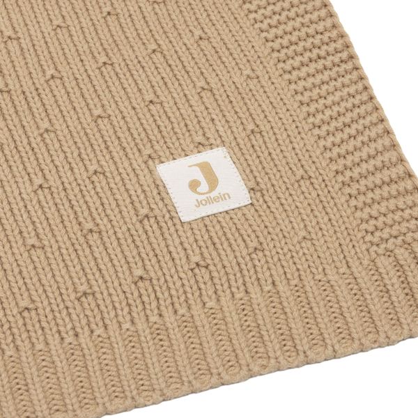Jollein Ledikantdeken - Sprinkle Knit - 100 x 150 cm - Hazel Jollein Ledikantdeken - Sprinkle Knit - 100 x 150 cm - Hazel