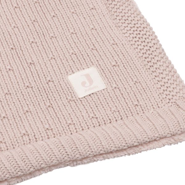 Jollein Wiegdeken - Sprinkle Knit / Fluffy - 75 x 100 cm - Silk Rose Jollein Wiegdeken - Sprinkle Knit / Fluffy - 75 x 100 cm - Silk Rose