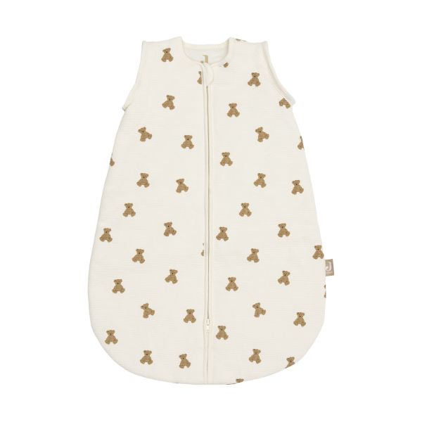 Jollein Mini Teddy Bear Slaapzak met Afritsbare Mouwen - 60 cm - Little Waffle Jollein Mini Teddy Bear Slaapzak met Afritsbare Mouwen - 60 cm - Little Waffle