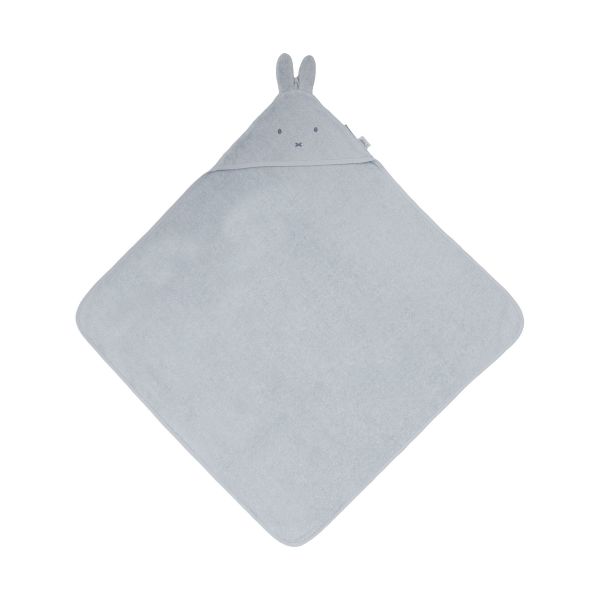 Jollein Nijntje Badcape Badstof - 75 x 75 cm - Cloudy Blue Jollein Nijntje Badcape Badstof - 75 x 75 cm - Cloudy Blue