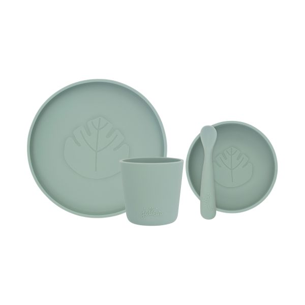 Jollein Dinerset Siliconen Ash Green