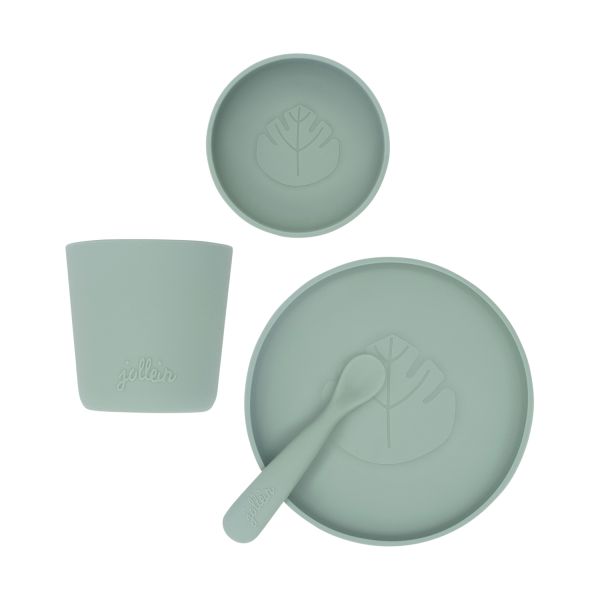 Jollein Dinerset Siliconen Ash Green