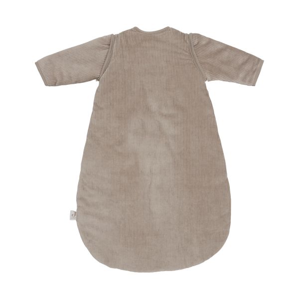 Jollein Slaapzak met Afritsbare Mouwen - Rib - 110 cm - Milky Coffee Jollein Slaapzak met Afritsbare Mouwen - Rib - 110 cm - Milky Coffee