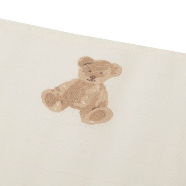 Jollein Multidoek Hydrofiel Teddy Bear 70 x 70 cm 3-pack