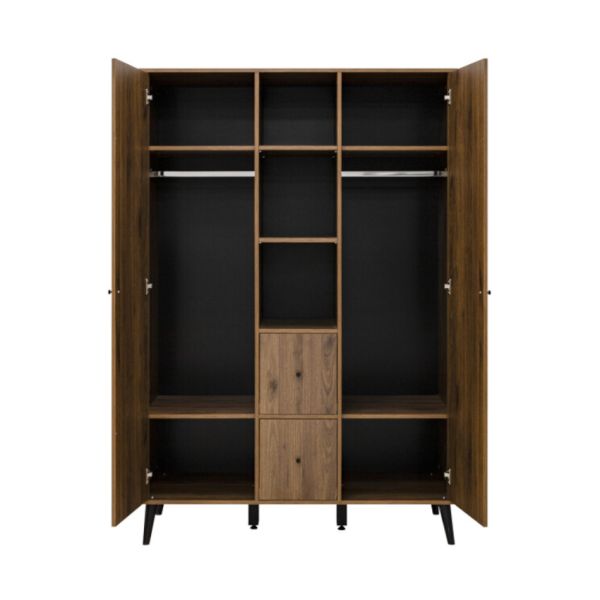 Bopita 2-Deurskast XL - Zara - Walnoot