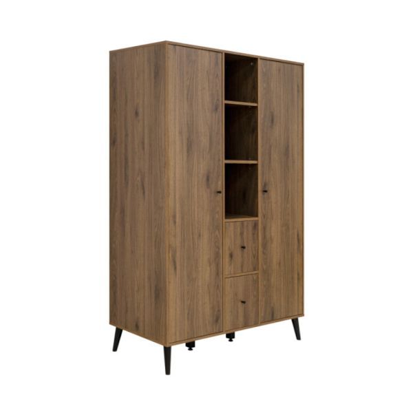 Bopita Ledikant 60 x 120 - Commode XL - 2-Deurskast XL - Zara - Walnoot Bopita Ledikant 60 x 120 - Commode XL - 2-Deurskast XL - Zara - Walnoot