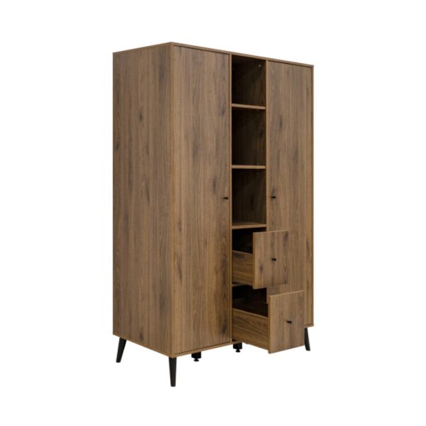Bopita 2-Deurskast XL - Zara - Walnoot