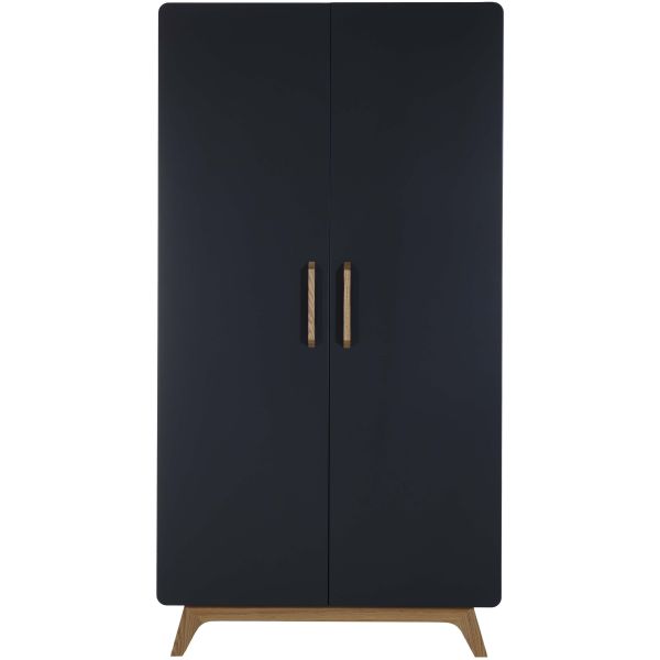 Europe Baby Iglo Ledikant 60 x 120 cm/Commode/Hanglegkast 2-deurs - Grijs