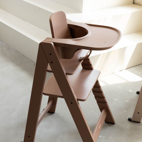 Kidsmill Up! Kinderstoel Beukenhout Incl. Kunststof Babyset - Terra