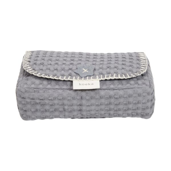 Koeka Hoes Voor Babydoekjes Antwerp Steel Grey Koeka Hoes Voor Babydoekjes Antwerp Steel Grey