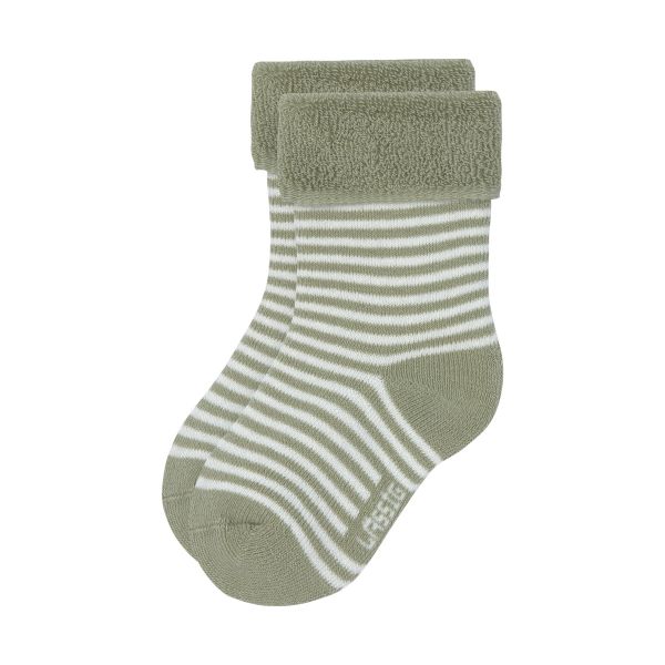 Lässig Terry Socks GOTS - 3-pack - Pear Light Khaki - Maat 12-14 Lässig Terry Socks GOTS - 3-pack - Pear Light Khaki - Maat 12-14