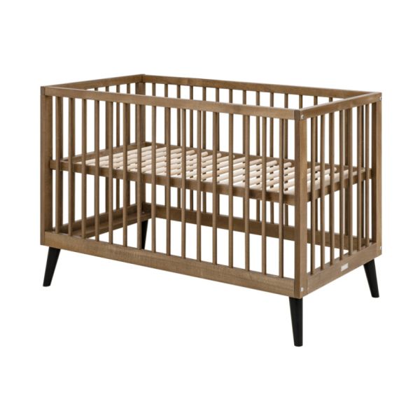 Bopita Ledikant 60 x 120 - Commode - 2‑Deurskast - Zara - Walnoot